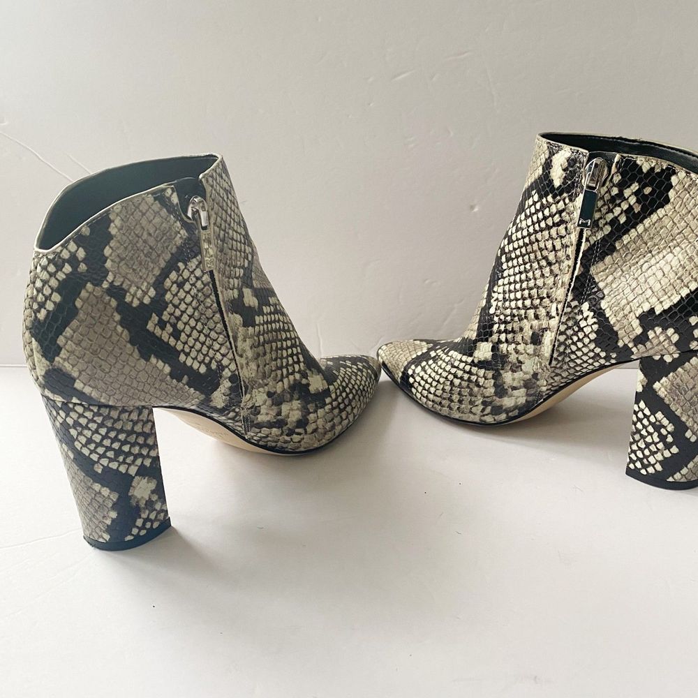 Marc Fischer Snake Print Ankle Booties